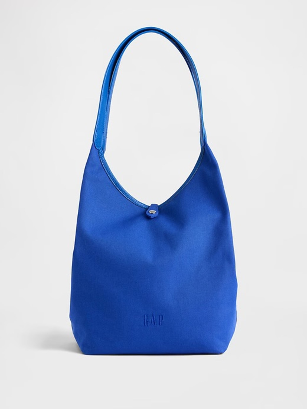 GAP Mosaic Blue Canvas Slouchy Tote - Picture 3 of 4